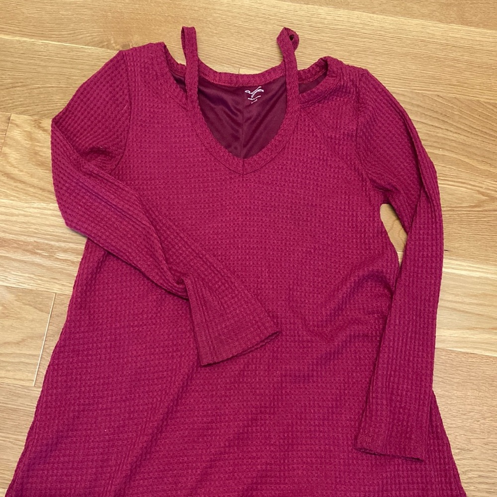 Pink Waffle Dress